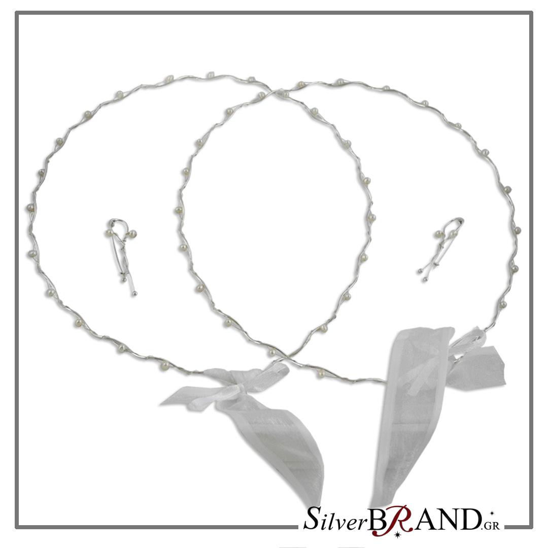 Silver Wedding Crowns