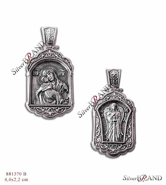 Silver Pendant 925° Virgin Mary - Archangel Michael