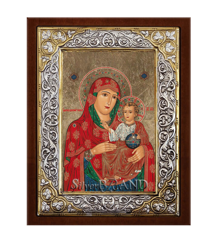 Богородица Иерусалимская Серебряной Иконы (26x20cm 577SQ)