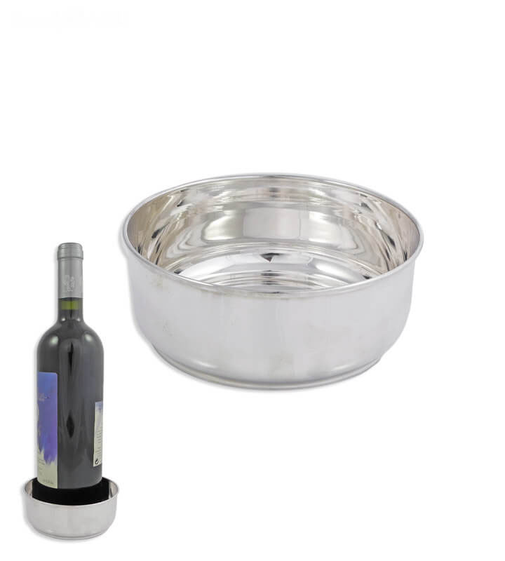 Silver Base for Glass Bottle