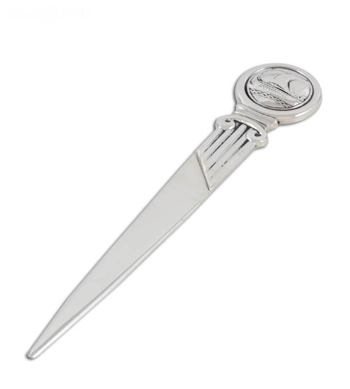 Silver Letter Opener with Trieri Naus