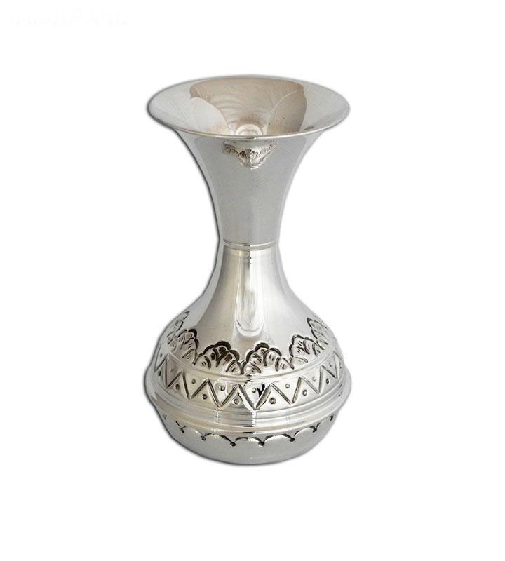Серебряная ваза 15x8cm