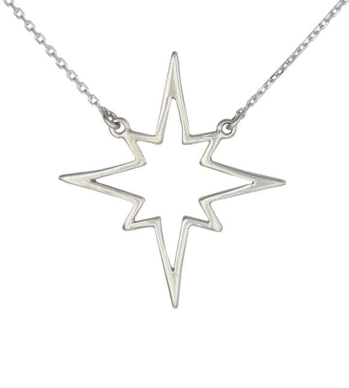 Silver Pendant Necklace 121-STR4104S