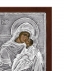 Greek Orthodox Silver Icon Virgin Mary Theotokos Glykofilousa 12x9cm