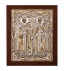 Greek Orthodox Silver Icon Saints Constantine and Helen 18x15cm (Gold Plated)