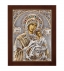 Παναγία Αμόλυντος Ασημένια Εικόνα (Επίχρυση) 20x16cm