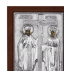 Святые Константин И Елена Серебряной Иконы (20x16cm 187 G)