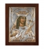 Αγία Αικατερίνη Ασημένια Εικόνα (Επίχρυση) 20x16cm