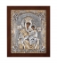 Greek Orthodox Silver Icon Virgin Mary Theotokos Odigitria 24x20cm (Gold Plated)