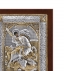 Άγιος Γεώργιος Ασημένια Εικόνα (Επίχρυση) 27x22cm