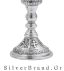 Altar Vigil Oil Lamp (height 25cm) Sterling Silver 925 E122519