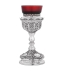 Altar Vigil Oil Lamp (height 26cm) Sterling Silver 925 E122613