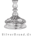 Altar Vigil Oil Lamp (height 26cm) Sterling Silver 925 E122613