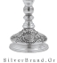 Altar Vigil Oil Lamp (height 27cm) Sterling Silver 925 E122719