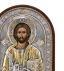 Greek Orthodox Silver Icon Christ Pantocrator 23x18cm (Gold Plated)