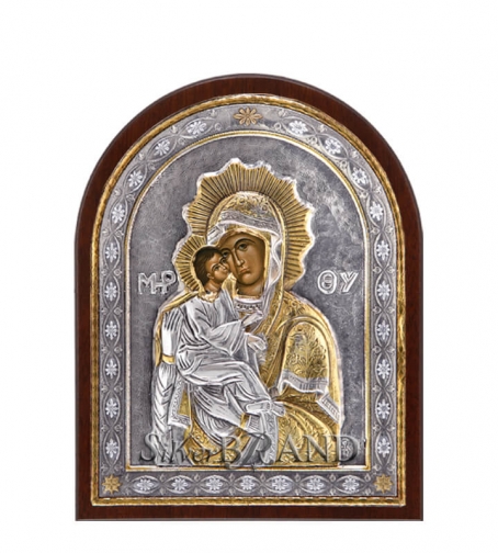 Orthodox_Silver_Icon_Virgin_Mary_Богородица_c:39131171-529B_a