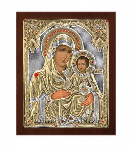 Orthodox_Silver_Icon_Virgin_Mary_Of_Jerusalem_Богородица_ Иерусалимская_c:44241971-85B_a