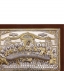 Greek Orthodox Silver Icon The Last Supper 33x23cm (Gold Plated)