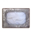 Silver Wedding Rectangle Crown Case with Flowers