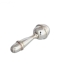 Small Silver Maraca 8cm for Baby Boy / Girl