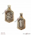 Silver Pendant 925° Virgin Mary - Archangel Michael (Gold Plated)