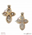 Silver Cross 925° Virgin Mary (Gold Plated)