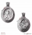 Silver Pendant 925° Saint Spyridon - Virgin Mary