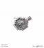 Ασημένιο Μενταγιόν 925° Χριστός 4x3cm