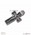 Silver Cross 925° Crucifixion of Jesus - Virgin Mary