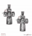 Ασημένιος Σταυρός 925° Χριστός Παντοκράτωρ - Αρχάγγελος - Παναγία Σεμιστρέλια 4x2cm