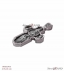 Silver Cross 925° Crucifixion of Jesus - Virgin Mary