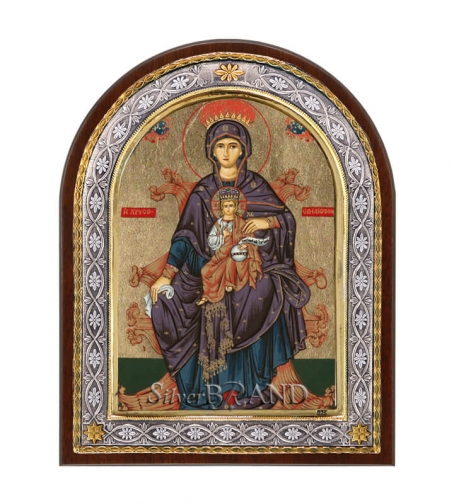 Orthodox_Silver_Icon_Virgin_Mary_Богородица_c:052217R91-572_a