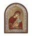 Greek Orthodox Silver Icon Virgin Mary Theotokos Vrefokratousa Hagiography 23x18cm