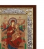 Greek Orthodox Silver Icon Virgin Mary Theotokos Pantanassa Hagiography 26x20cm