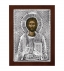 Greek Orthodox Silver Icon Christ Pantocrator 12x9cm