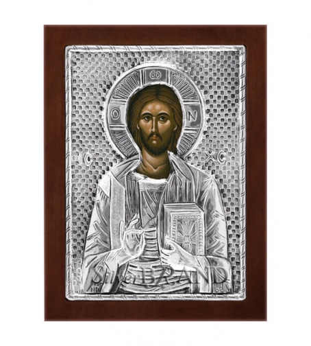 Orthodox_Silver_Icon_Christ_Pantocrator_Христос_Вседержитель_c:11100780-712G_a