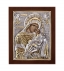 Παναγία Γλυκοφιλούσα Ασημένια Εικόνα (Επίχρυση) 17x14cm