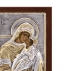 Greek Orthodox Silver Icon Virgin Mary Theotokos Glykofilousa 12x9cm (Gold Plated)
