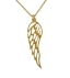 Κολιέ Ασημένιο 925 Επίχρυσο Φτερό Αγγέλου