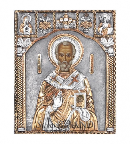 Orthodox_Silver_Icon_Saint_Nikolaos_ Святой_Николай _c:61252061-316_1