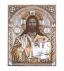 Χριστός Παντοκράτωρ Ασημένια Εικόνα (Επίχρυση) 25x20cm