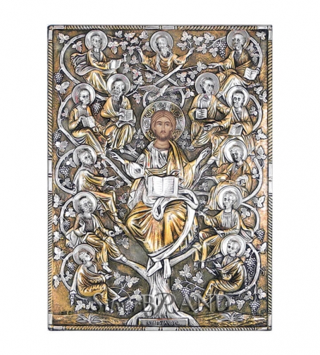 Orthodox_Silver_Icon_The_Tree_Of_Life_Лоза_Истинная _c:33282261-369_0