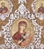 Παναγία Σινά Ασημένια Εικόνα (Επίχρυση) 34x25cm