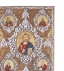 Χριστός Σινά Ασημένια Εικόνα (Επίχρυση) 34x25cm