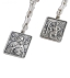 Silver Key Ring Virgin Mary - Saint Christopher 10x2cm