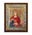 Greek Orthodox Silver Icon Saint Fanourios Hagiography 26x20cm