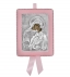 Greek Orthodox Silver Icon for Baby Girl Virgin Mary Theotokos Glykofilousa 14,5x11,5cm