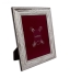 Silver Photo Frame Forged with Gutters 13x18cm