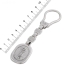 Серебряный брелок 10,5x2,0cm 101-009