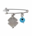 Silver Pin with Trefoil